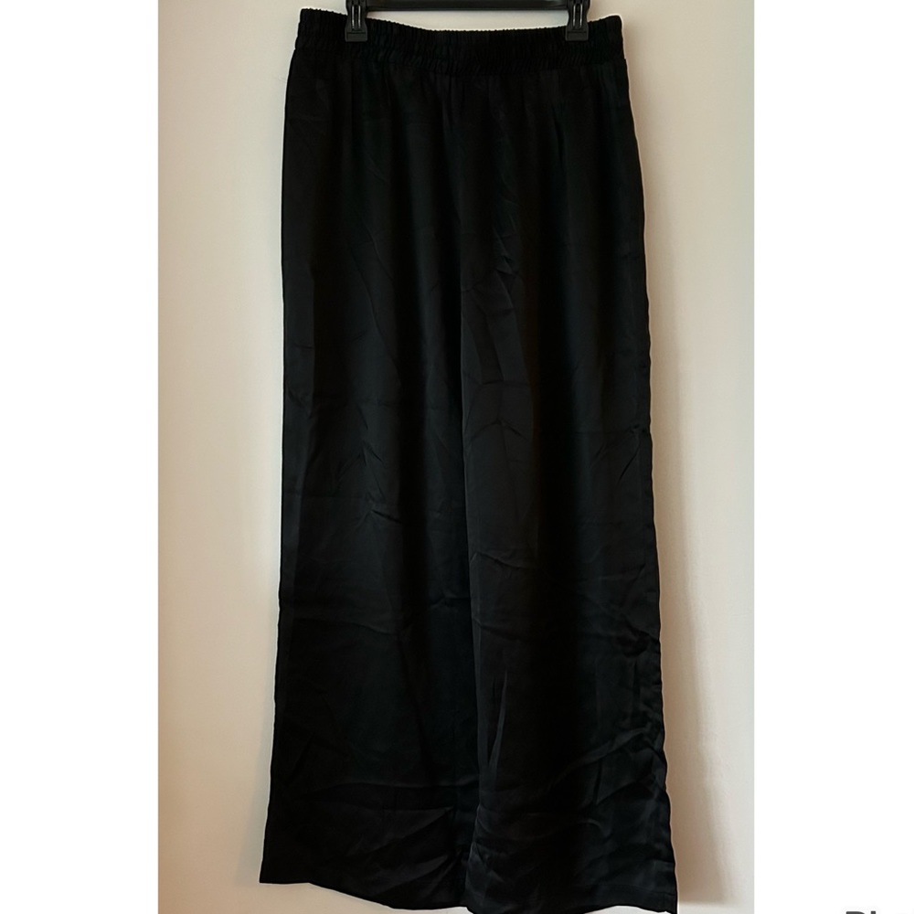 NWT Reformation 100% Silk Trouser Pants with stretchy waist
